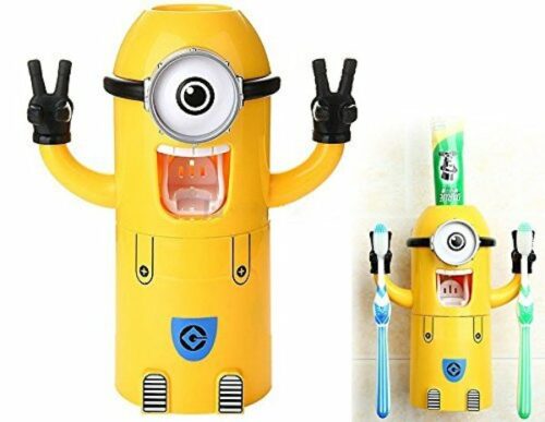 Zahnpastaspender im Minion-Design