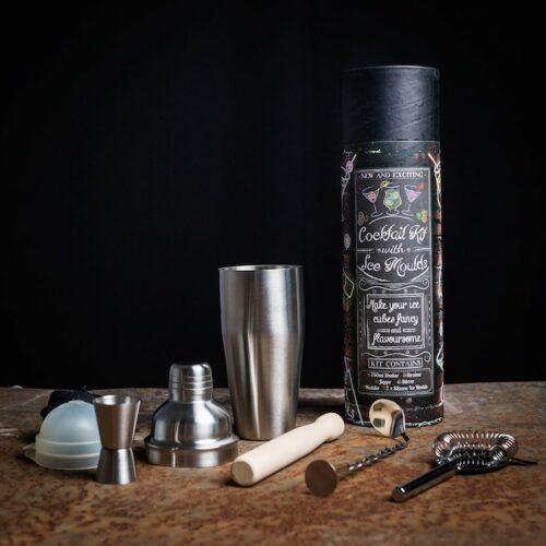 Cocktail Set mit Eiswürfelform