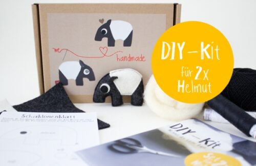 DIY-Kit: Helmut, der kleine Tapir