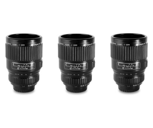 Espressogläser im Objektivdesign