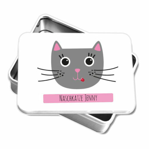 Personalisierbare Keksdose für Naschkatzen