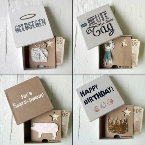 Ausgefallene Geldgeschenkbox