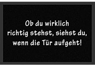 Fussmatte – Ob du wirklich richtig stehst …