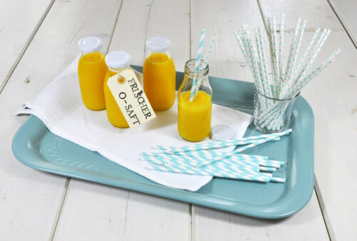 Papierstrohhalme für ausgefallene Drinks