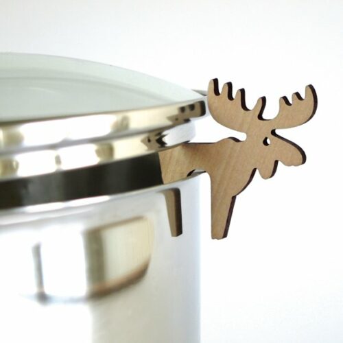 Elch Topfwächter aus Holz