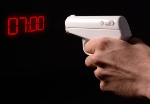 Pistolen Projektions-Wecker