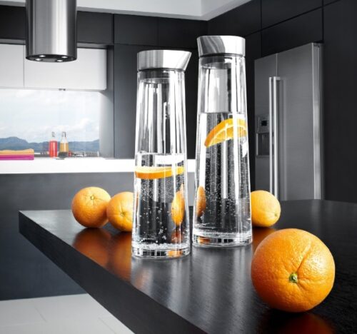 Blomus Acqua Wasserkaraffe mit Edelstahlausgießer