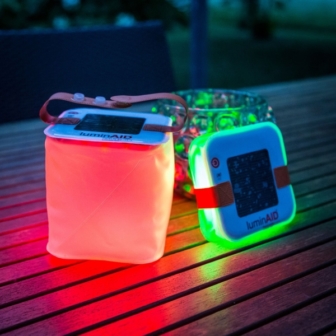Aufblasbare Solar-LED-Laterne mit Farbwechsel