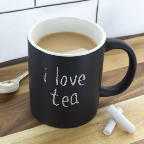 Tasse mit Kreidefläche