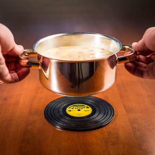 Schallplatten Topfuntersetzer