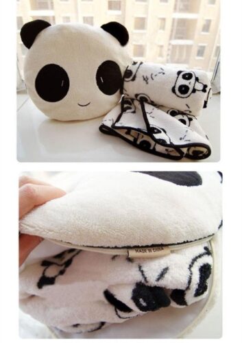 Panda Kuscheldecke und Kuschelkissen