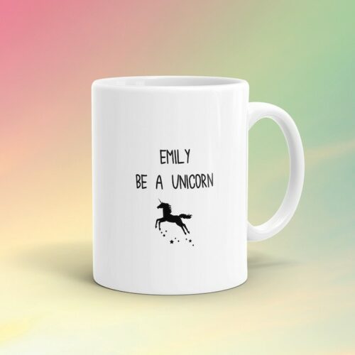 Personalisierbare Einhorn-Tasse