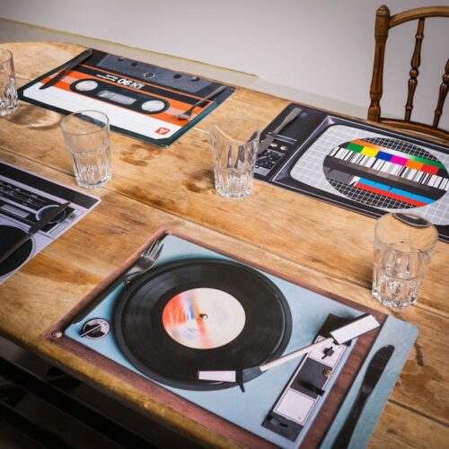 Retro Tischset – 4-teilig