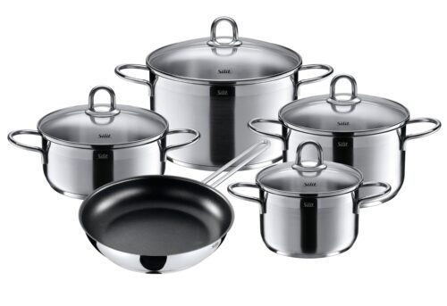 Ganze 65% reduziert: 5-teiliges Topf-Set von Silit stark reduziert im Angebot des Tages